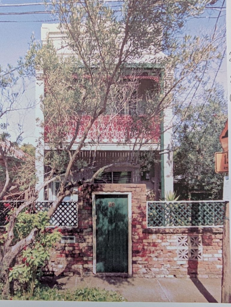 20 Park Road, St Peters (now Sydenham)