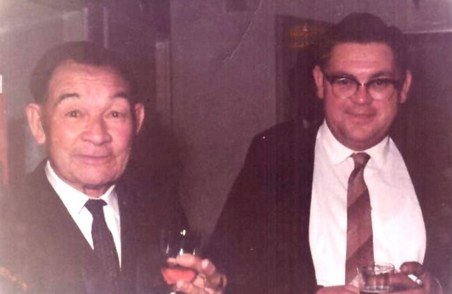 Charles James Ah Whar Lumtin (on the left, with his son William)
B: 1887
D: 1978